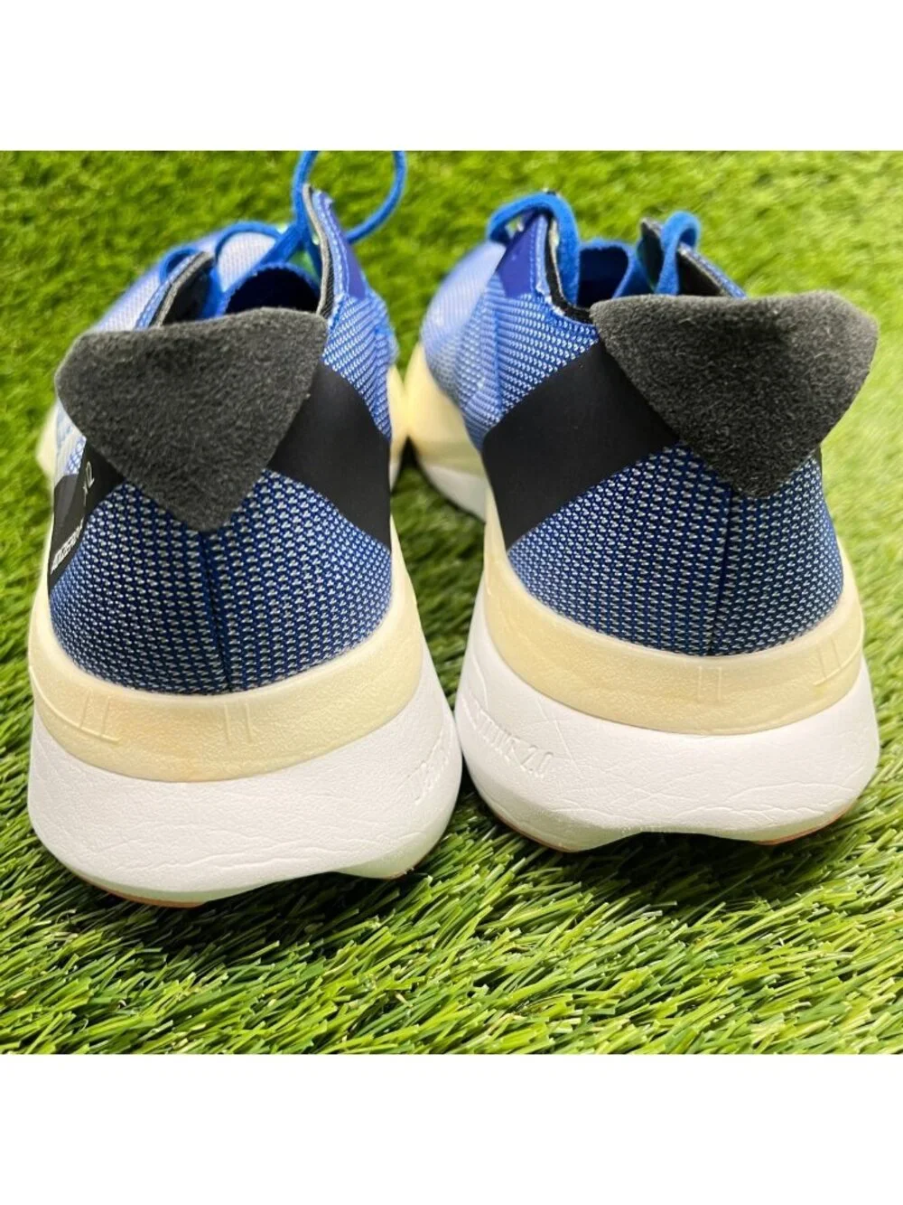 Adidas Adizero Boston 12 Womens Size 7.5 Blue Athletic Running Shoes Sneakers